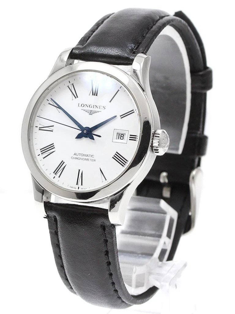 Longines Record L23214 Date White Dial Automatic Ladies Watch922767